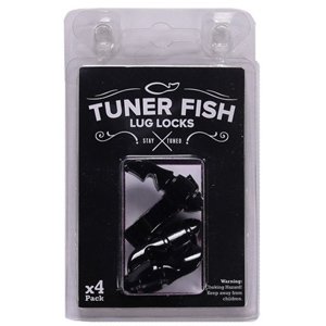 Tuner Fish Lug Locks - 4 Black